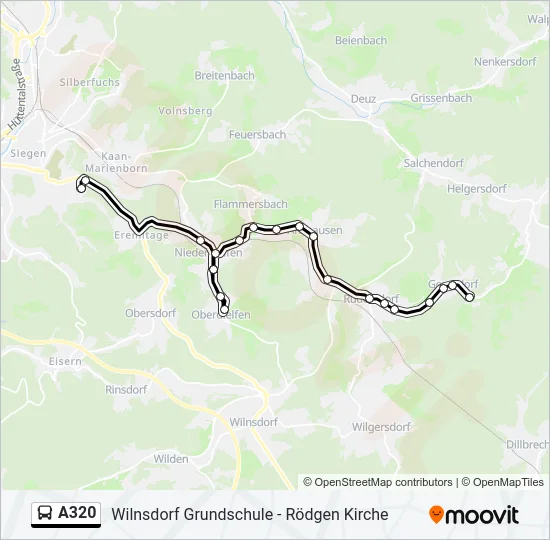 A320 Bus Line Map
