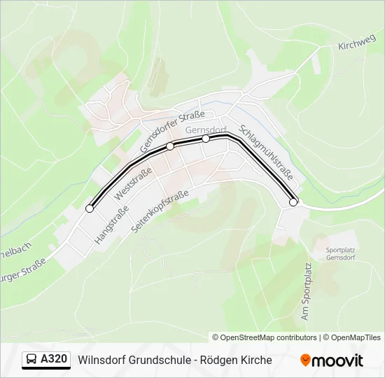 A320 Bus Line Map