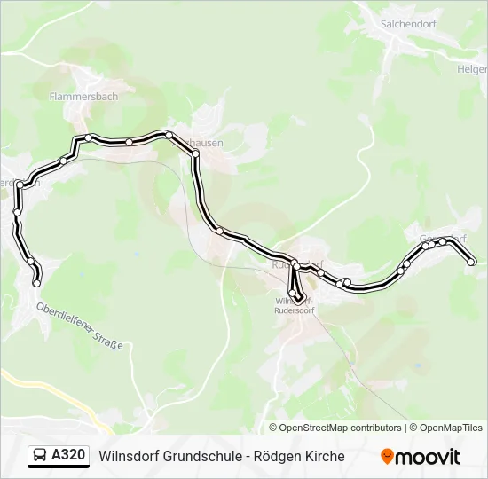 A320 Bus Line Map