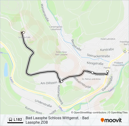L182 Bus Line Map