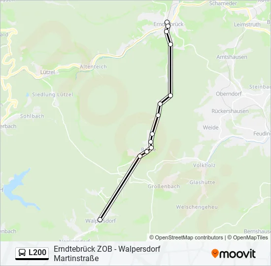 L200 Bus Line Map