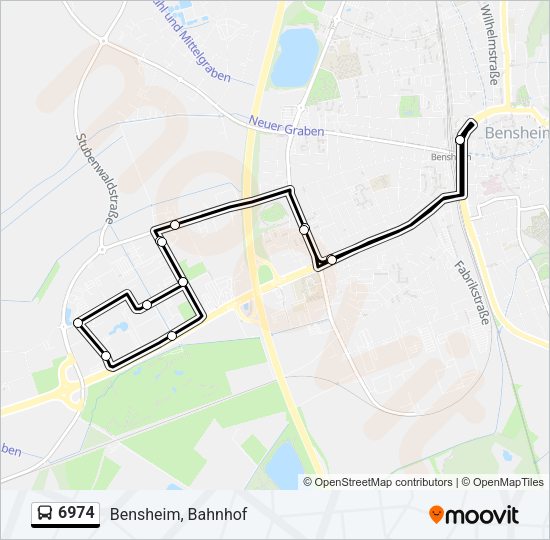  6974: карта маршрута
