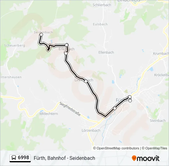 6998  Line Map