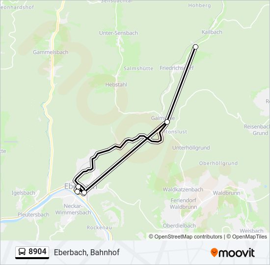 8904  Line Map