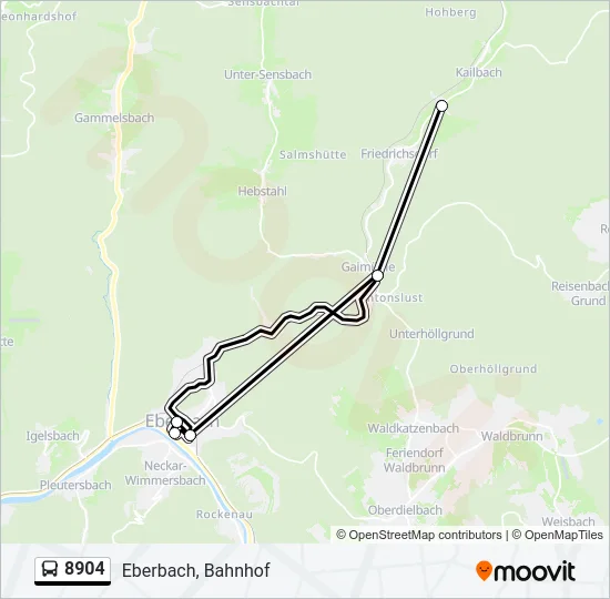 8904  Line Map