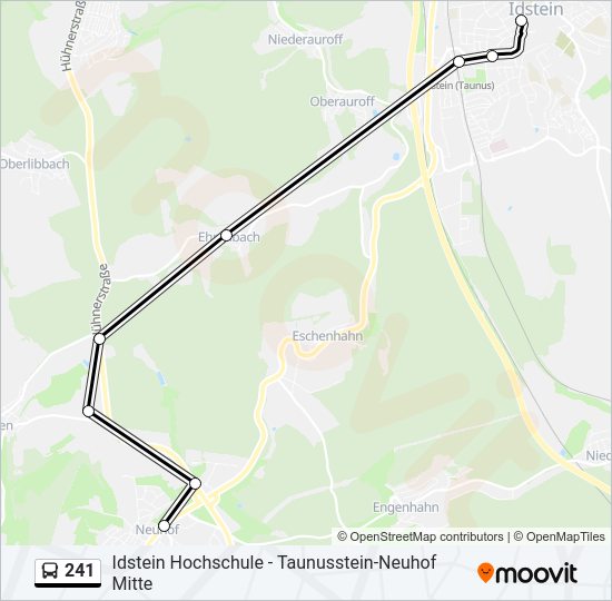 241 Bus Line Map