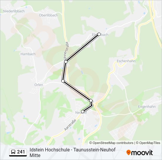 241 Bus Line Map