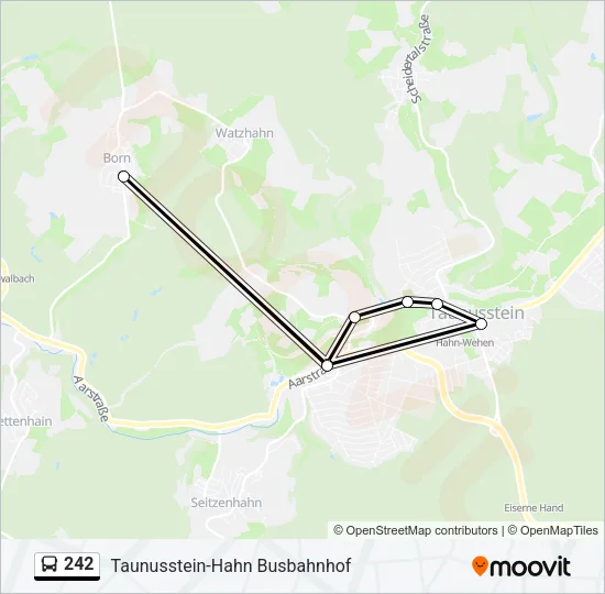 242 Bus Line Map