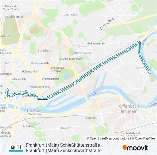 11 Light Rail Line Map