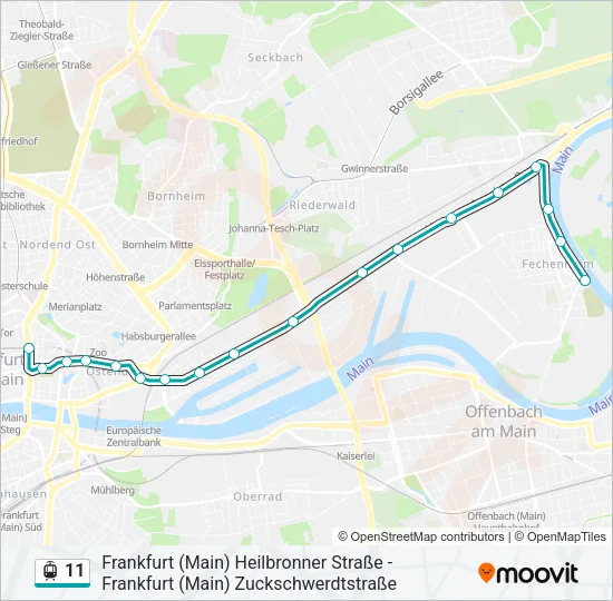 11 Light Rail Line Map