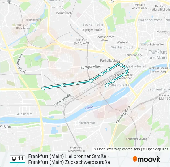 11 Light Rail Line Map