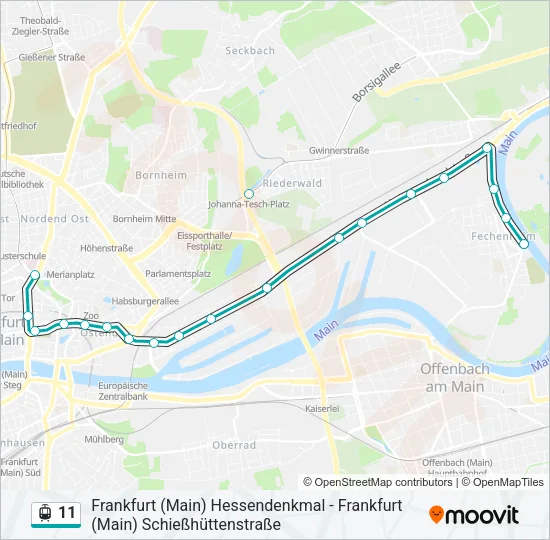 11 Light Rail Line Map