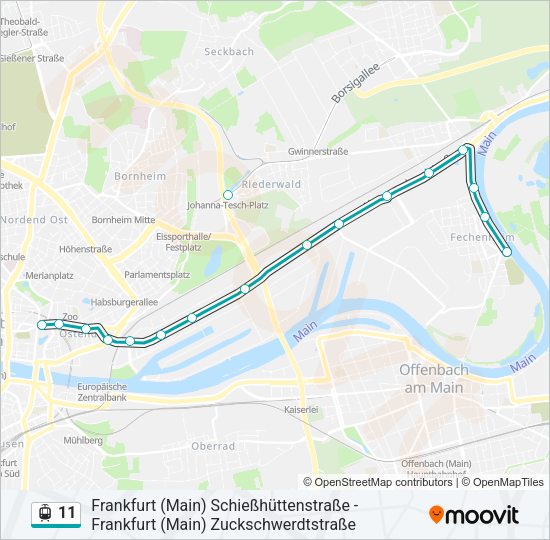 11 Light Rail Line Map