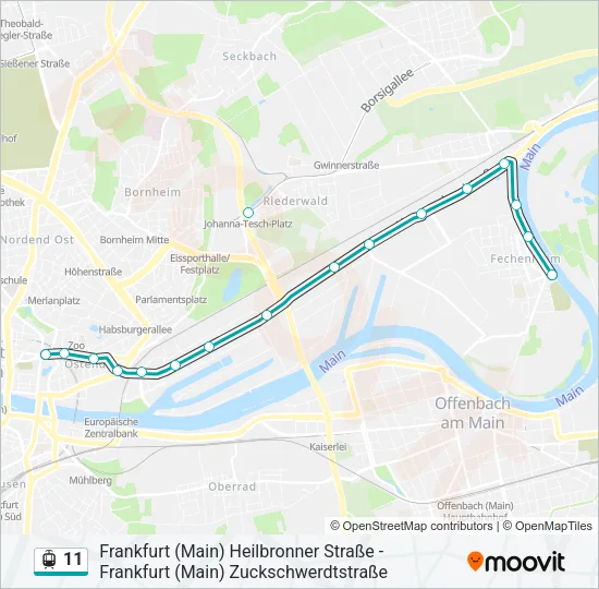 11 Light Rail Line Map