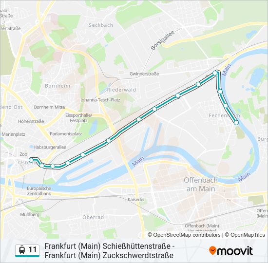 11 Light Rail Line Map