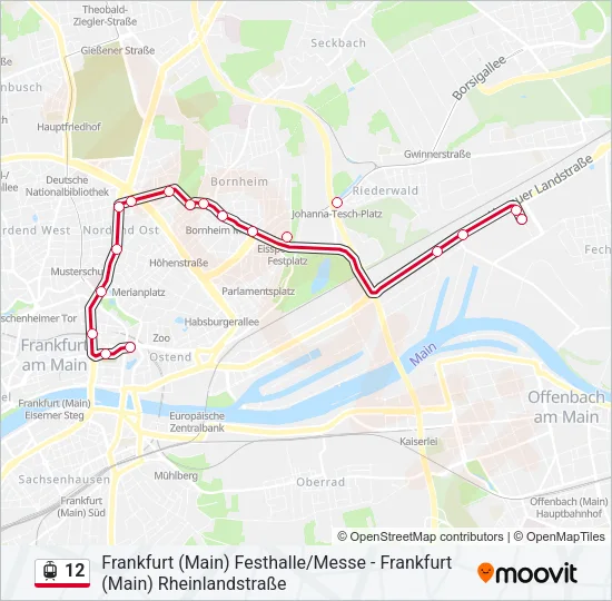 12 Light Rail Line Map