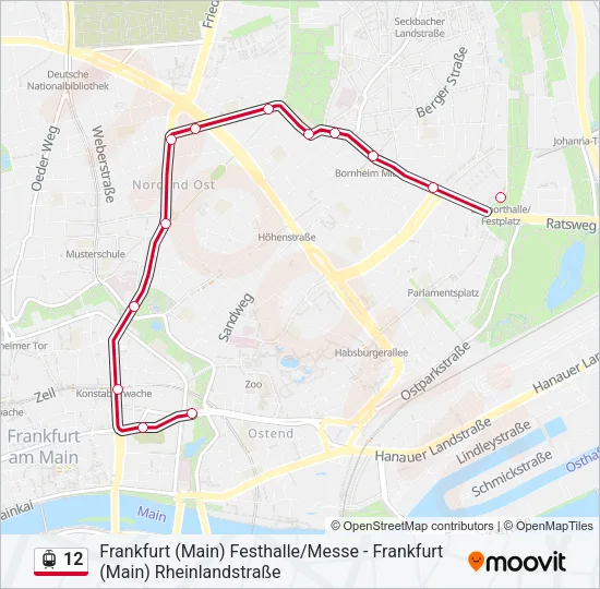 12 Light Rail Line Map