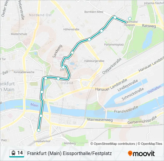 14 Light Rail Line Map