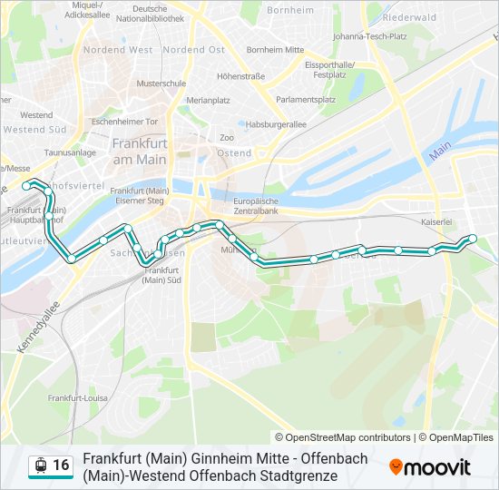 16 Light Rail Line Map