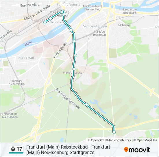 17 Light Rail Line Map