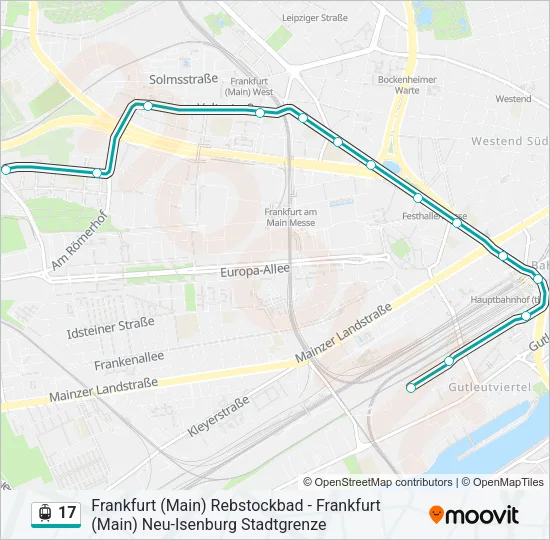 17 Light Rail Line Map
