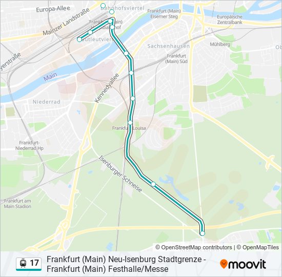 17 light rail Line Map