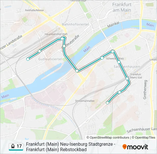 17 Light Rail Line Map