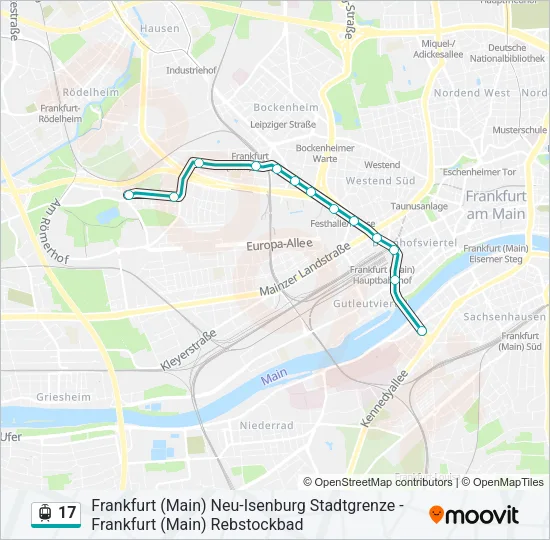 17 Light Rail Line Map