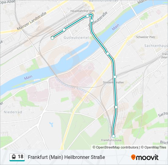 18 Light Rail Line Map