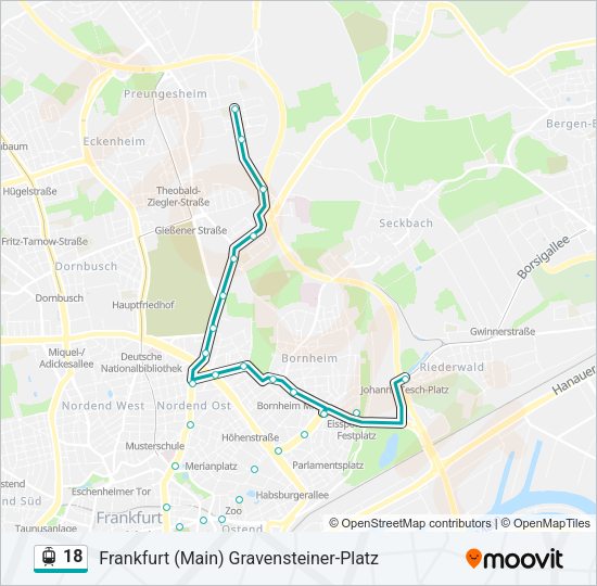 18 Light Rail Line Map