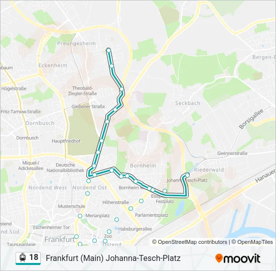 18 Light Rail Line Map