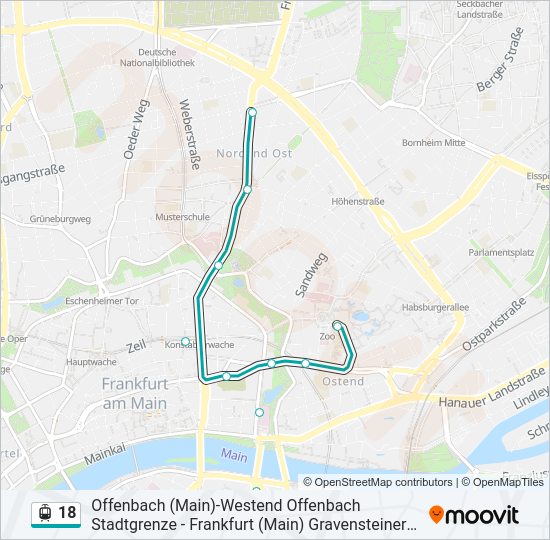 18 light rail Line Map