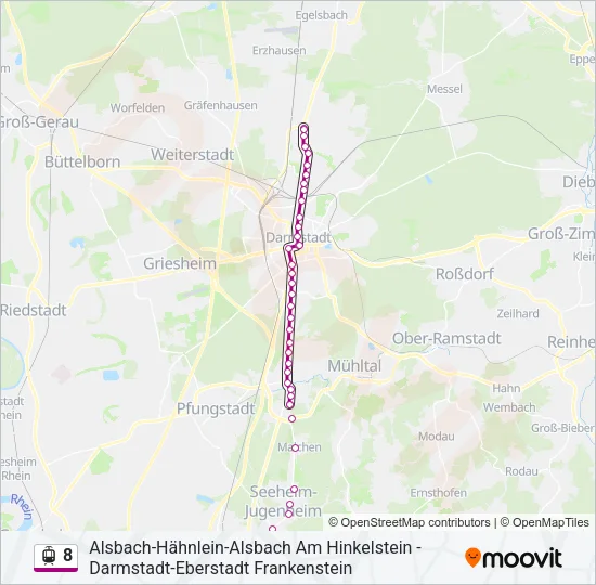 8 Light Rail Line Map