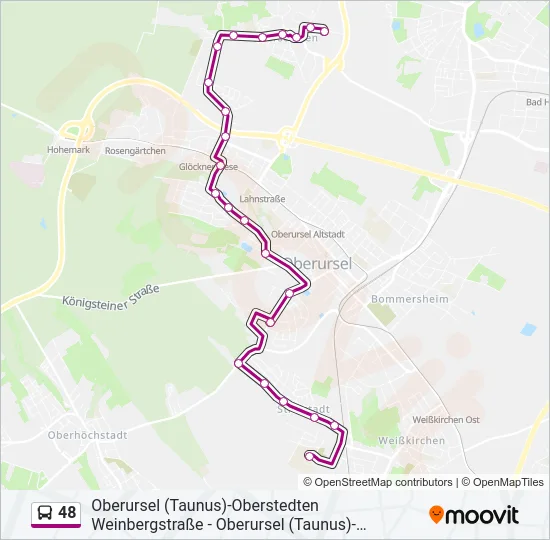 48 Bus Line Map