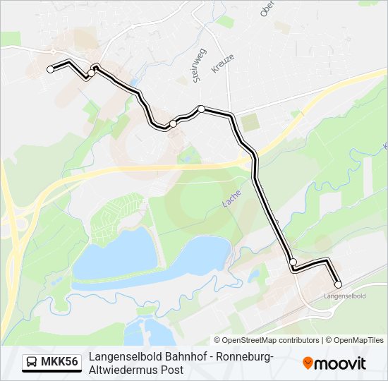 MKK56 Bus Line Map