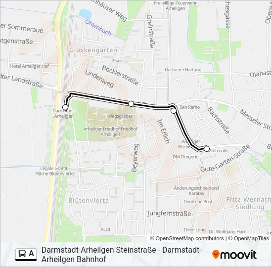 A Bus Line Map