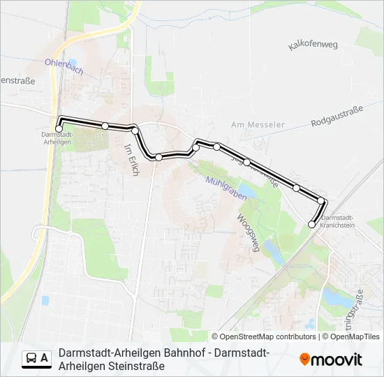 A Bus Line Map