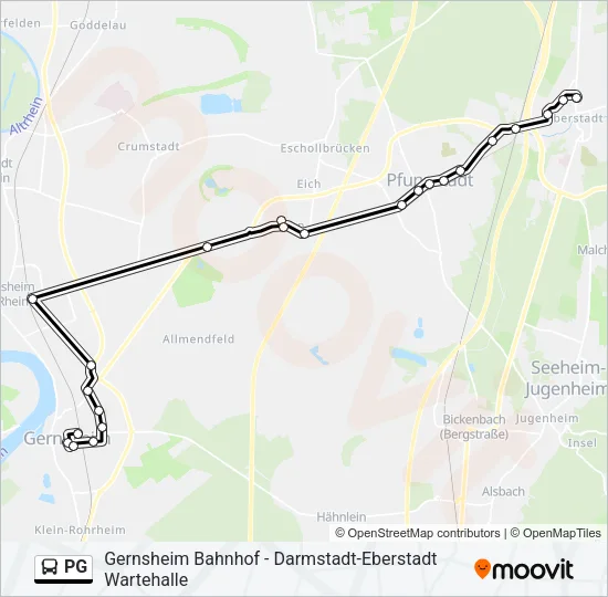 PG Bus Line Map