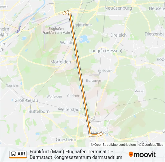 AIR Bus Line Map