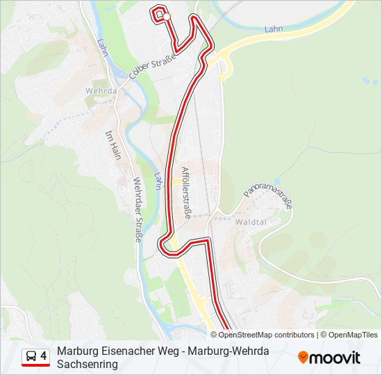 4 bus Line Map