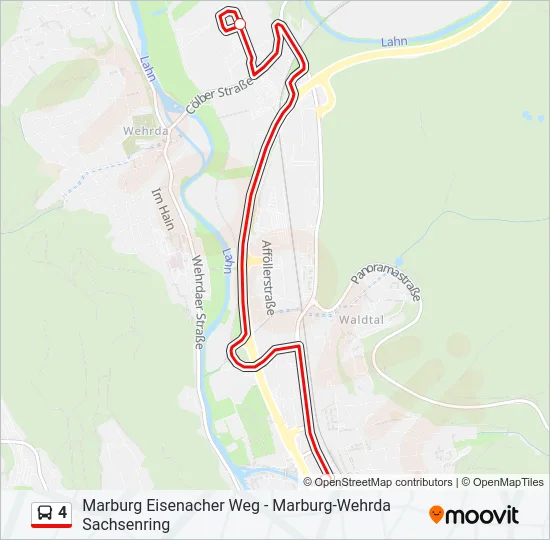 4 Bus Line Map