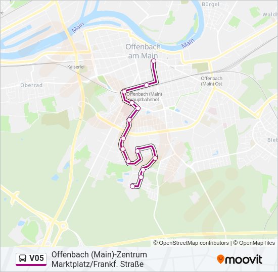 V05 Bus Line Map