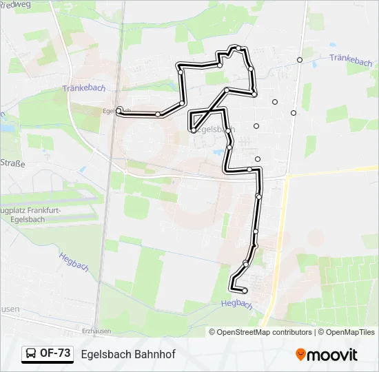 OF-73 Bus Line Map