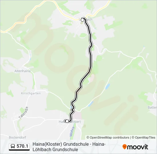 570.1 Bus Line Map