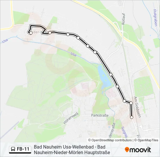FB-11 Bus Line Map