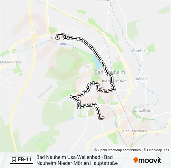 FB-11 Bus Line Map