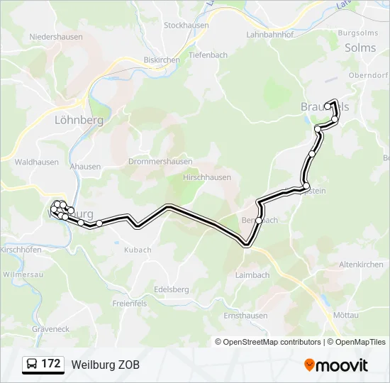 172 Bus Line Map