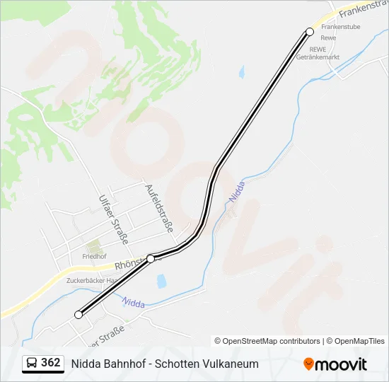 362 Bus Line Map