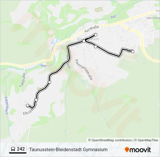 242 Bus Line Map