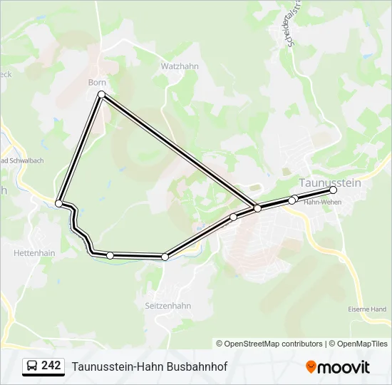 242 Bus Line Map
